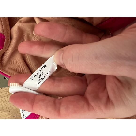 NWT J. Crew Pink Fushia One Piece Swim Suit Ruched Ruffle V Neck Women's 4 - Picture 7 of 9